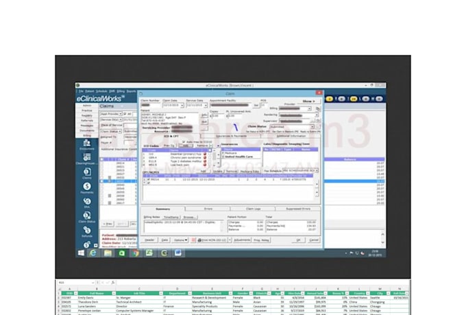 handle ehr emr patient records data entry and management